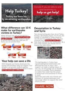 Turkey has been hit by devastating earthquakes